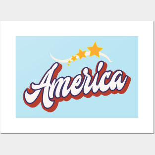 America Posters and Art